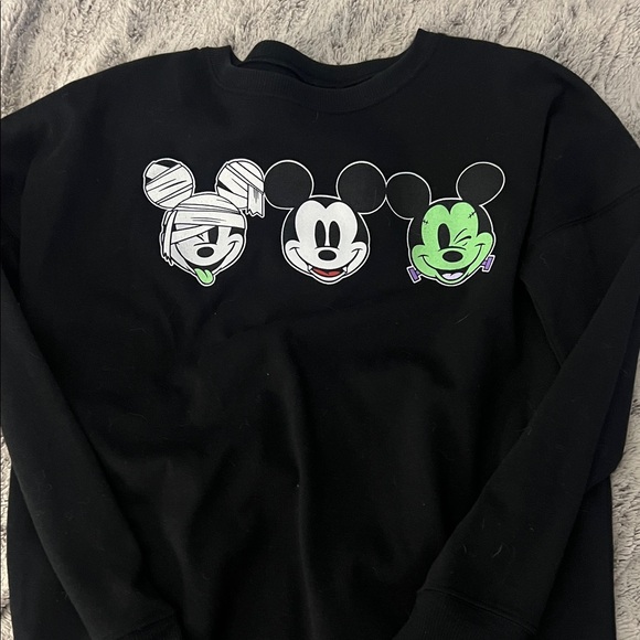 Disney Tops - 5/$10 Black Sweatshirt with Mickey Mouse Halloween Design